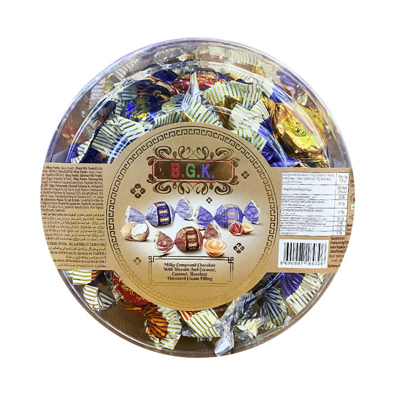 BGK 土耳其什锦少糖巧克力1000g